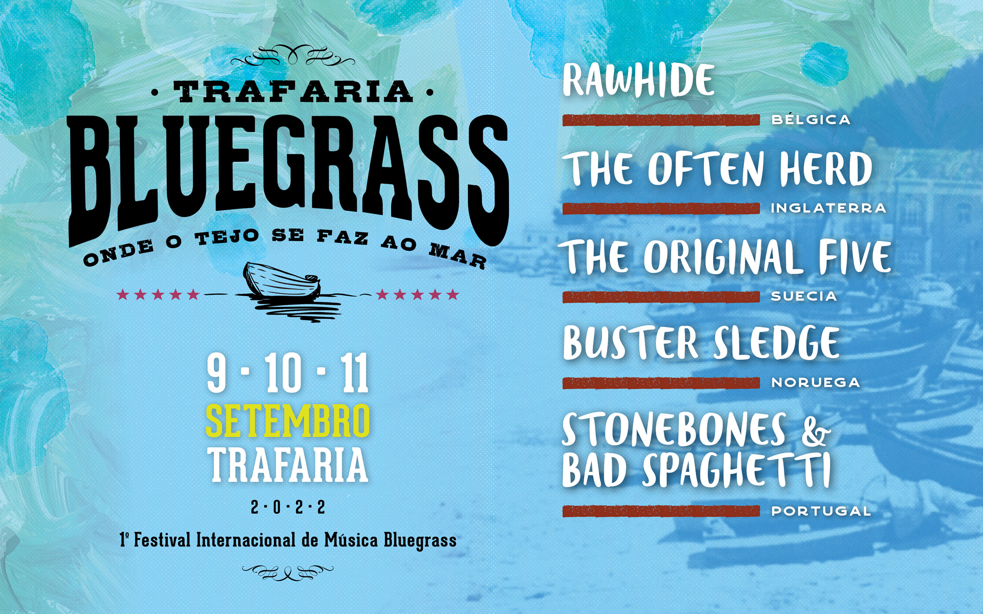 Trafaria Bluegrass Festival - Setembro 2022 - Banner